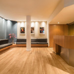 Reception area seating at 304 Park Avenue South